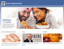 Tablet Screenshot of cp-india.com